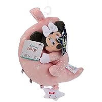 Simba 6315872507 Disney Minnie Mouse Music Box Moon, Glow in The Dark, Baby Toy, Mickey Mouse, from The First Months of Life