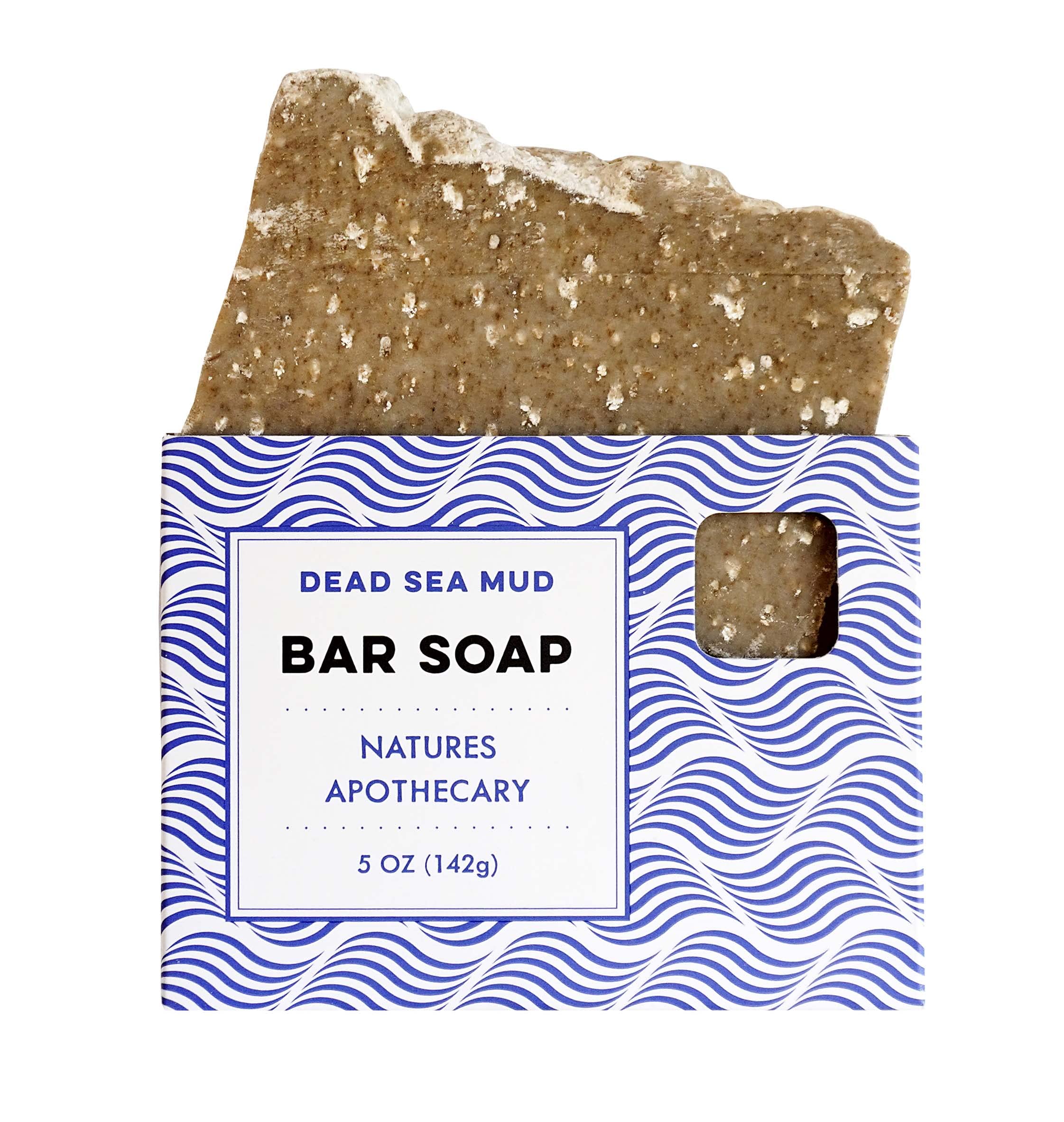 DAYSPA Body Basics Dead Sea Mud & Salt Premium Bar Soap - Cold-Processed Castile Soap - Eco-Friendly, Vegan, Hypoallergenic, All-Natural, Plant-Derived, Handmade in USA