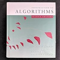 Introduction to Algorithms, Second Edition Introduction to Algorithms, Second Edition Hardcover Paperback