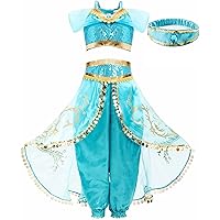 Funna Costume for Girls Princess Kids Dress Up Outfit Party Supplies
