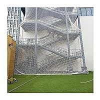 White Woven Mesh Rope, Balcony Guardrail Stairs Anti-Fall Net, Child Safety Stairs Net, Outdoor Protective Net, Garden Fence Net, Drive Rail Playground Child Safety Net Rope nettin