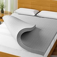 2 Inch Mattress Topper Full,Gel Memory Foam Mattress Topper Double Bed Topper for Soft & Cooling Sleep, Pressure Relieve, CertiPUR-US Certified，Bed Ventilated Design with Bed Topper