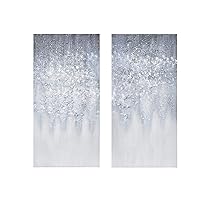 Madison Park Wall Art Living Room Décor - Abstract Glitter Embelished Canvas Home Accent Modern Dining Bathroom Decoration, Ready to Hang Painting for Bedroom, 15