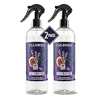 Caldrea Linen and Room Spray Air Freshener, Made with Essential Oils, Plant-Derived and Other Thoughtfully Chosen Ingredients, Lavender Cedar Leaf, 16 Fl Oz (Pack of 2)