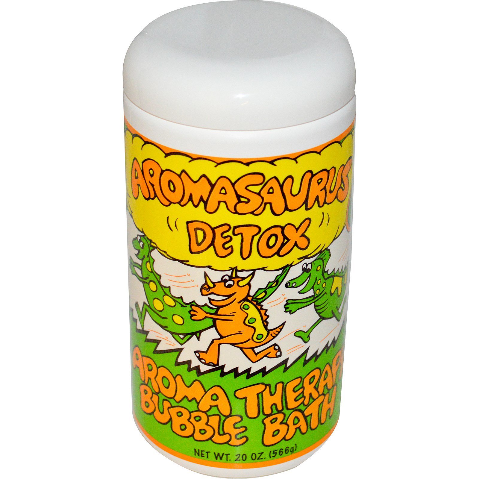 Abra Therapeutics Aromasaurus Detox Aroma Therapy Bubble Bath for Children 20 oz 566 g