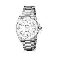 Gucci Dive Swiss Quartz Silver-Tone Women's Watch(Model:YA136402)
