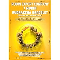 Robin Exprot Company Premium Quality 7 Mukhi Nepali Rudraksha Bracelet With Lab tested certificate