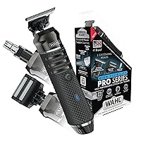 Wahl USA Pro Series High Visibility Skeleton Style Trimmer, Lithium-Ion Cordless Rechargeable All in One Shaving & Close Cutting Beard Trimmer for Men with Near Zero Gap Blade – 3023437
