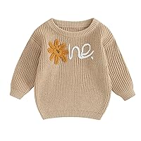 Karwuiio Toddler Baby Girl Boy Sweater Baby Knit Pullover Sweatshirt Infant Fall Winter Clothes