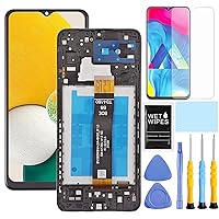 for Samsung Galaxy A13 5G Screen Replacement with Frame for Samsung a13 a136u Screen Replacement kit s136dl a136a a136w LCD Touch Display digitizer with Repair Part Tools 6.5 inch
