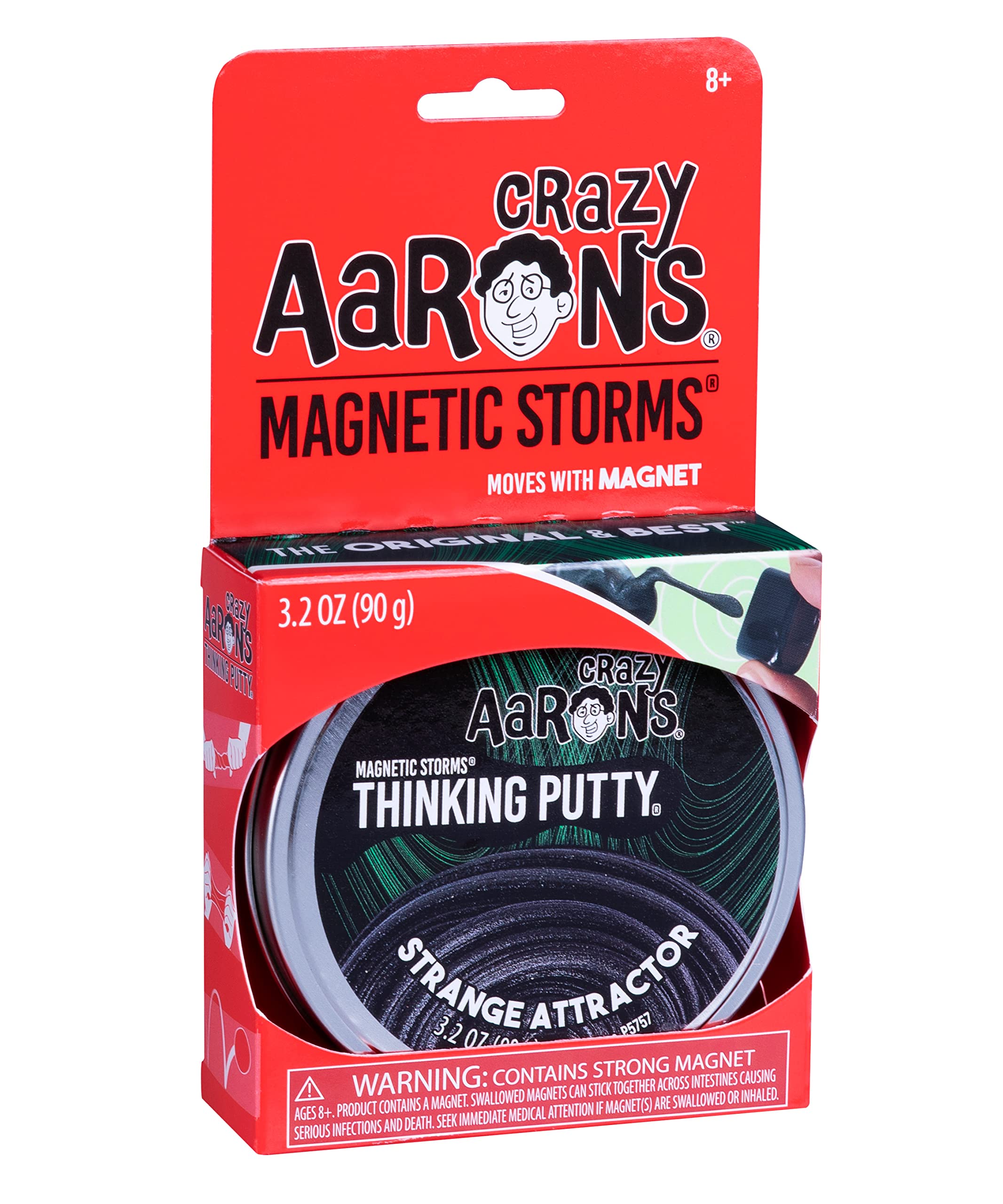 Crazy Aaron’s Magnetic Storms® Strange Attractor Thinking Putty®