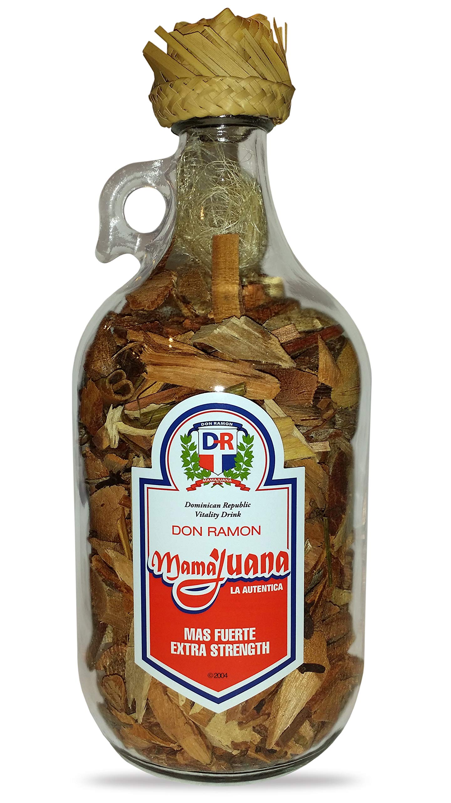 Don Ramon Mamajuana Original Dominican Island Flavor in Do-It-Yourself Amber Colored 1/2 Gallon with Extra CLAVO Known Testosterone Stimulant & Cin...