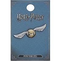 Harry Potter Snitch Pewter Lapel Pin Novelty Accessory,Silver,1