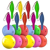 Prextex 36 Punch Balloons (6 Assorted Colors) - 18-Inch Strong Punching Ball Balloons for Indoor & Outdoor Fun, Themed Events, Birthday Parties, Party Favor for Kids 4-8, Kid Gifts, Kids Party Balloon
