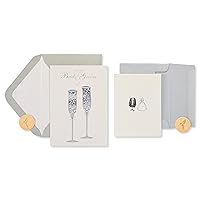 Papyrus Wedding Cards, Outfits and Champagne (2-Count)