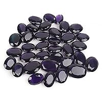 Brazilian Violet Amethyst 200 Ct. set of 4 Pcs Oval Cut Loose Gemstone Beads...