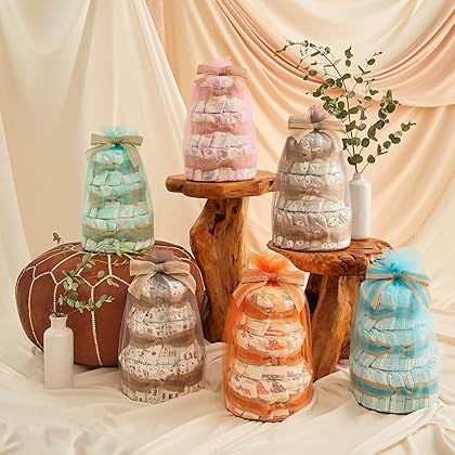 The Honest Company Diaper Cake | Clean Conscious Diapers, Baby Personal Care, Plant-Based Wipes | Pandas | Regular, Size 1 (8-14 lbs), 35 Count