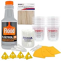 US Art Supply Floetrol Paint Additive Pouring Medium for Acrylic Paint and  50 Mixing Sticks