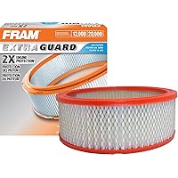 FRAM Extra Guard CA192 Replacement Engine Air Filter for Select Buick, Chevrolet, GMC, Oldsmobile, Jeep, and Pontiac Models, Provides Up to 12 Months or 12,000 Miles Filter Protection