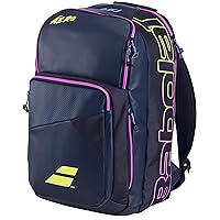 Babolat Pure Aero Rafa Tennis Backpack (Dark Navy/Yellow/Pink)