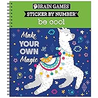 Brain Games - Sticker by Number: Be Cool Brain Games - Sticker by Number: Be Cool Spiral-bound