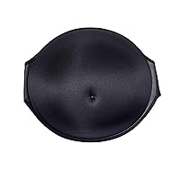 BIMEI Fake Pregnant Woman Belly Sponge Breathable Lightweight Fake Belly (1-5M, Black Seamless Belly)