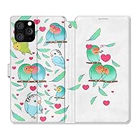 Wallet Case Replacement for iPhone 15 14 13 Pro Max 12 Mini 11 Xr Xs 10 X 8 7+ SE Birds PU Leather Flip Child Card Holder Magnetic Folio Snap Cute Chubby Parrots Cover Orange Kawaii Tropic
