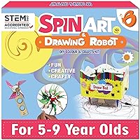  Spin-Art-Machine with Two-Speed Spinner Mechanism, Origami  Artwork, Birthday Gift Ideas for Kids 4-6 and Adults, Spin Art, Thicker  Splash Guard, Fantastic Spinner Refill, Crafts for Kids Ages 4-8 : Toys 