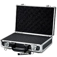 16in Two-Tone Aluminum Case with Customizable Pluck Foam Interior for Test Instruments Cameras Tools Parts and Accessories