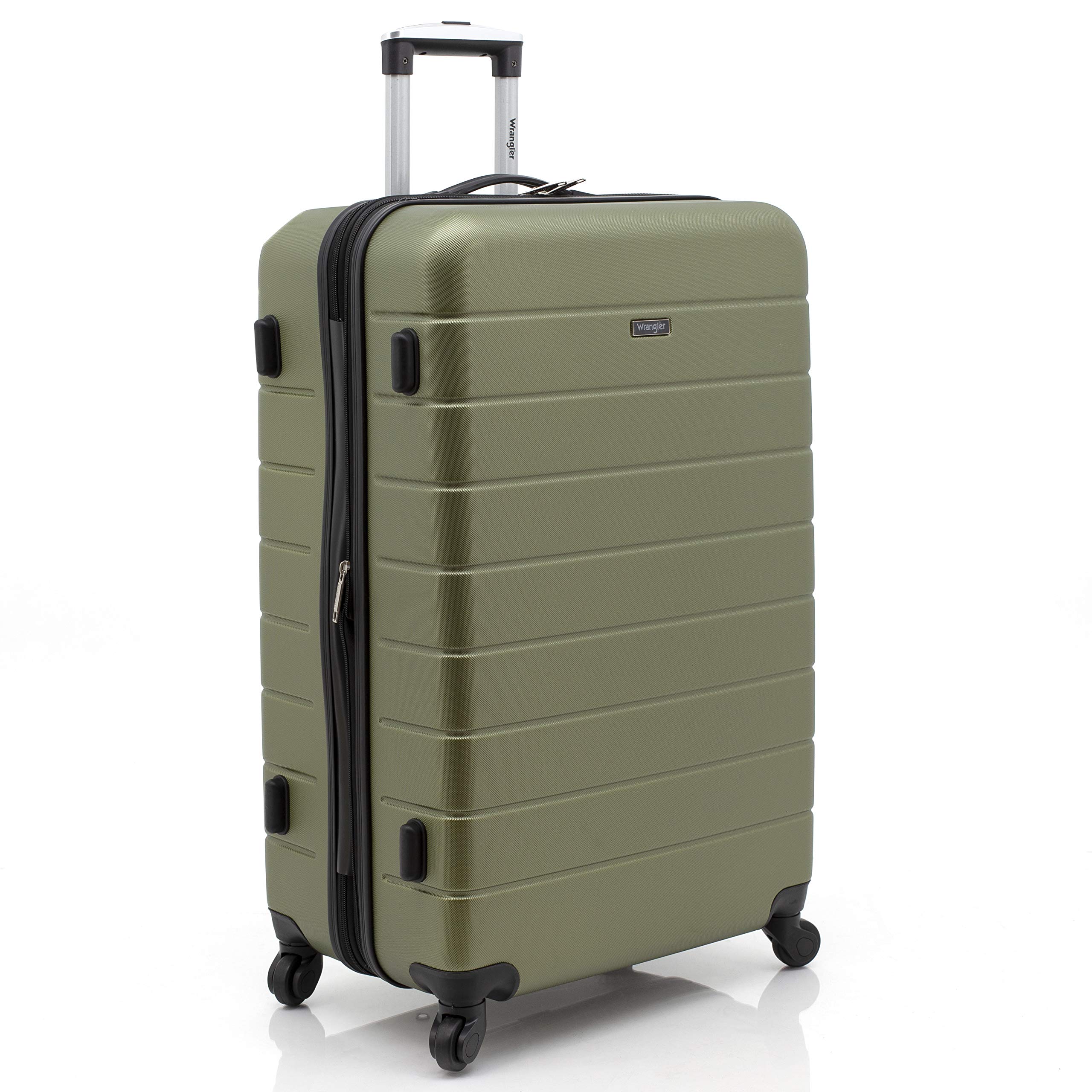Mua Wrangler Smart Luggage Set with Cup Holder and USB Port, Olive Green, 3  Piece trên Amazon Mỹ chính hãng 2023 | Giaonhan247