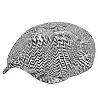 Unisex Cotton Herringbone Flat Newsboy Hats Spring Autumn Hunting Cabbie Beret Caps Vintage Twill Gatsby Pageboy Hats