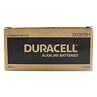 DURACELL MN1300 Alkaline Manganese D Size General Purpose Battery - 18000 mAh - D - Alkaline Manganese - 1.5 V DC
