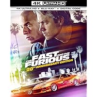 The Fast and the Furious - 20th Anniversary Limited Edition Steelbook [4K Ultra HD + Blu-ray + Digital] [4K UHD]