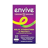 Envive Daily Probiotic Supplement for Men and Women from Bausch + Lomb, Helps Strengthen and Protect The Digestive System*, 30 Capsules