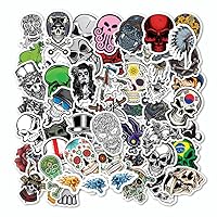 50pcs Collection Skulls Decals Stickers Supernatural Head Snake Beast Pack 7