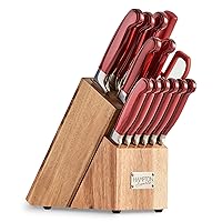 Hampton Forge Red Rorik 14Pc Block Set, 8.45 LB