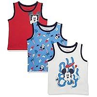 Amazon Essentials Boys Sleeveless Tank Top T-Shirts (Previously Spotted Zebra)