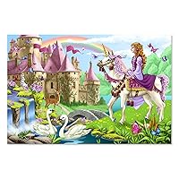 Melissa & Doug Fairy Tale Castle Jumbo Jigsaw Floor Puzzle (48 pcs, 2 x 3 feet) - FSC Certified