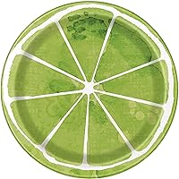 Unique Lime Slice Round Dessert Plates- 7