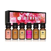 P&J Fragrance Oil Romance Set | Honey, Rose, Leather, Warm Vanilla Sugar, Berries & Cream, Clove Candle Freshie Scents, Candle/Soap Making Supplies, Diffuser Oil Scents