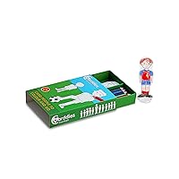 CARDDIES FOOTBALL CARD PEOPLE Colour and Play Set - Portable Art Kit with Sturdy Card Football Players, Coach & Soccer Pitch Playscene - Premium Colouring Pencils for Creating your Top Scoring Team - Plastic Football an Stands for Pretend Play Action Matches-Perfect Travel Toy