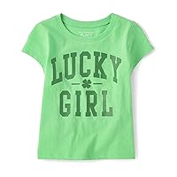 The Children's Place Matching Family Lucky Girl Graphic Tee