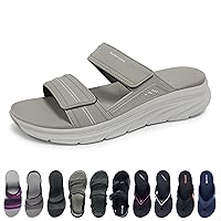 Gold Pigeon Shoes EVA Ultra Cushion Women's Slides Lightweight Comfortable Padded Adjustable Sandal for Women Size 7-7.5 * 3738 Grey -38