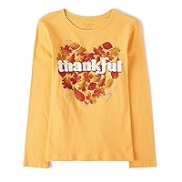 The Children's Place Girls' All Holidays Long Sleeve Graphic T-Shirts