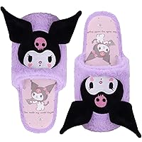 Anime Slippers Plush Slippers Furry Indoor Slide Slipper Bedroom Shoes House floor Slipper for Women girls