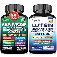 Sea Moss 16-in-1 and Lutein 6-in-1 Supplement Bundle