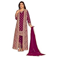 Indian wedding Party Muslim kaftan Long net Nikah Embroidery Trouser Shalwar Dress 1743