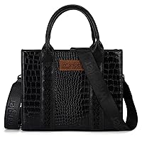 Wrangler Tote Bag for Women Leather Handbag Satchel Bag with Strap Women Shoulder Bag
