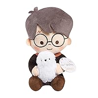 Harry Potter Wizarding Friends and Pals Harry Potter with Hedwig 11-inch Soft and Cuddly Plush Stuffed Animal, Kids Toys for Ages 3 Up, Amazon Exclusive