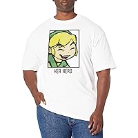 Nintendo Her Hero Men's Tall Tops Short Sleeve Tee Shirt White